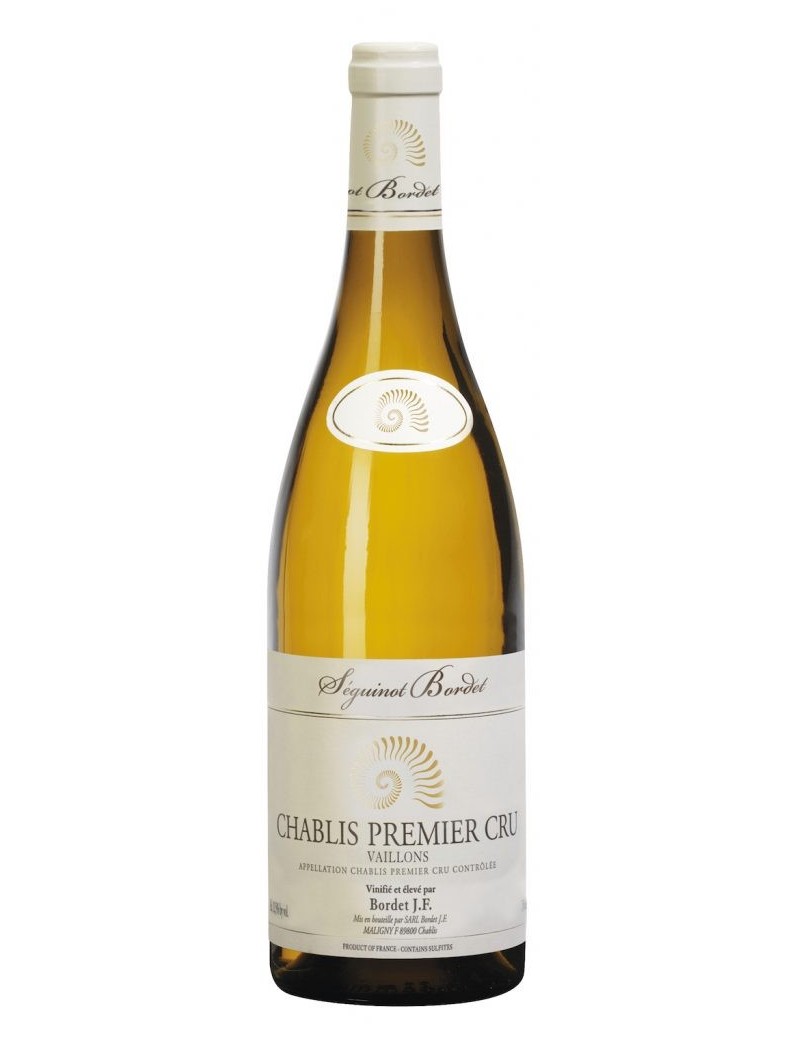 Chablis premier cru vaillons. Burgundy white wine